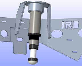 WJ Front Upper Coil Mount with Hydro Bump Mount